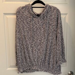 Cozy Lane Bryant Gray Hooded Sweater